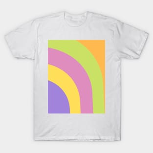 Boho good vibes aura rainbow pattern T-Shirt